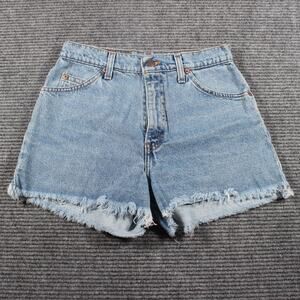 Levi's Light Blue Distressed Denim Cutoff Shorts